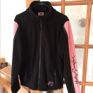 Black and Pink Harley Jacket